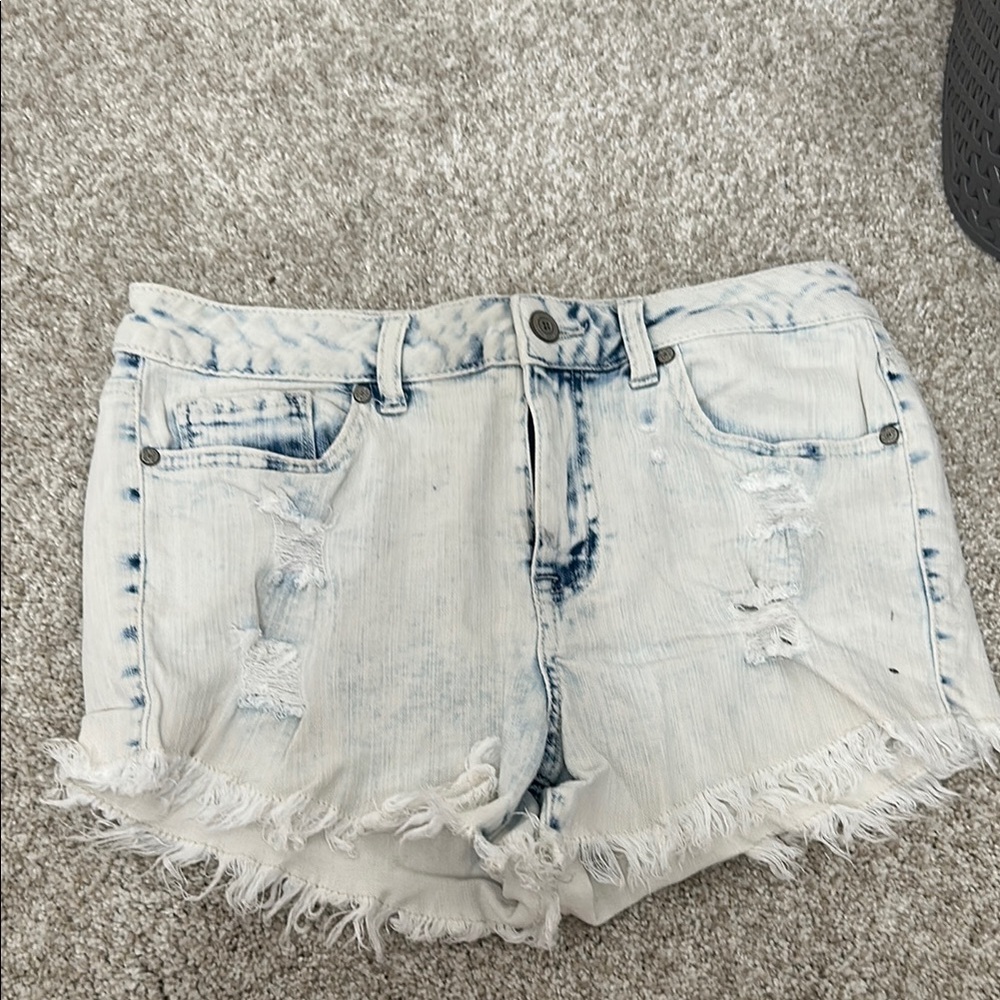 Altar'd State White Jean Shorts